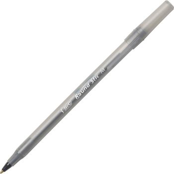 20119 - BIC Round Stic Pens - Black Medium
