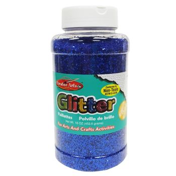 41115- CLI Blue Glitter 16 oz