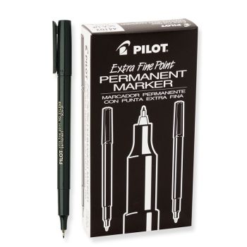 44102 - Piliot Permanent Marker Black Extra Fine