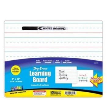 6017 - Dry Erase Learning Board 9 x 12"