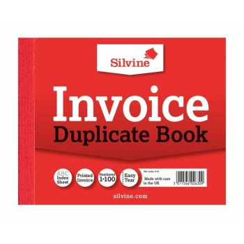 616- Silvine Invoice Duplicate Book 
