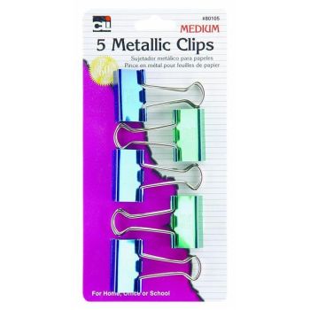 CLI 5 Medium Metallic Clips