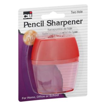 80772 - CLI Pencil Sharpener Two Hole