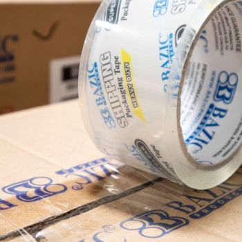 Bazic Super Clear Packaging Tape 