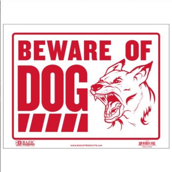 S-10 Beware of Dog Sign