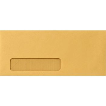 Brown Window Envelopes 4 1/8 x 9 1/2
