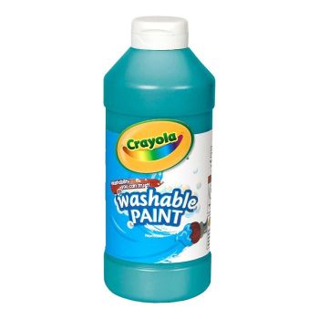 Crayola Washable Nontoxic Turquoise Paint