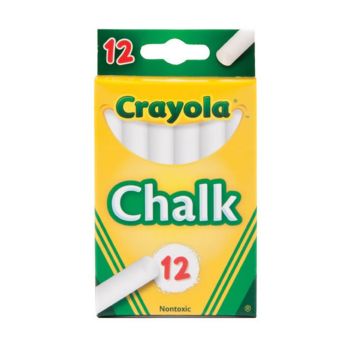 51-0320 Crayola White Chalk 12