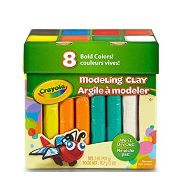 57-0315 Crayola Modeling Clay 8 Bold Colors