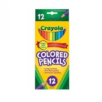 68-4012 Crayola Pencil Crayons 12