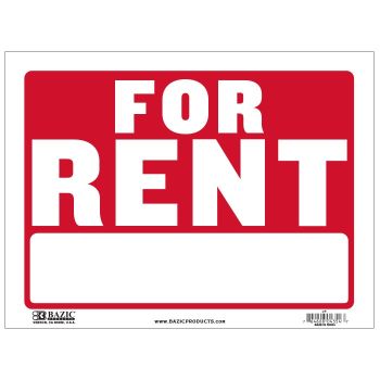 S-4 Bazic For Rent Sign