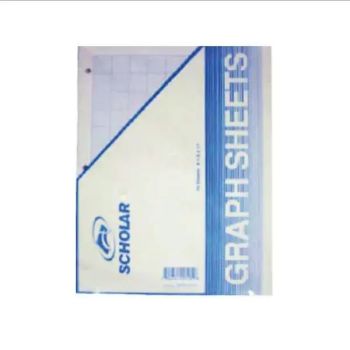 Scholar Graph Sheets 8 1/2 x 11 - 50 SHEETS