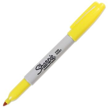 30005- Sharpie Yellow Permanent Marker Fine Point