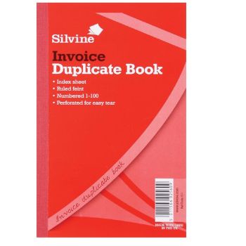 611- Silvine Invoice Duplicate Book
