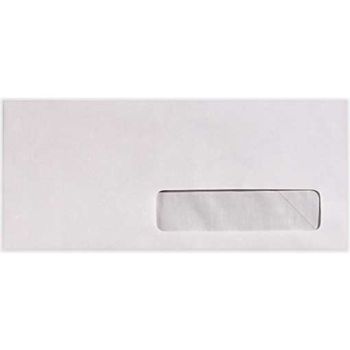 White Window Envelopes 4 1/8 x 9 1/2