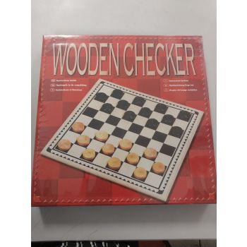 Wooden Checkers 